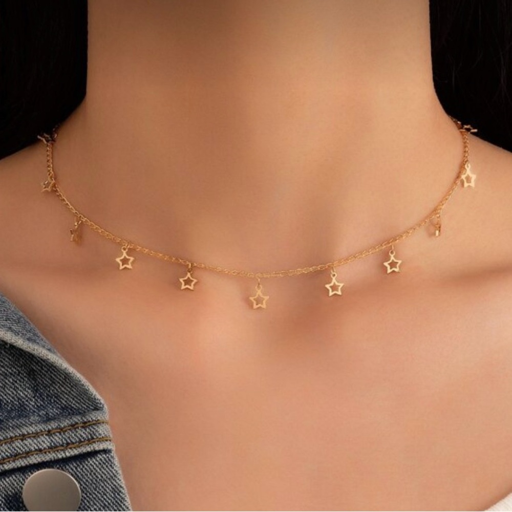 ⚠️Clearance Simple Gold Star Charm Necklace